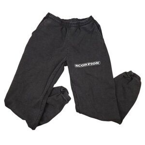 Drake X Scorpion Sweatpants Mens Size Small Black Joggers Pants Heavy Cotton USA